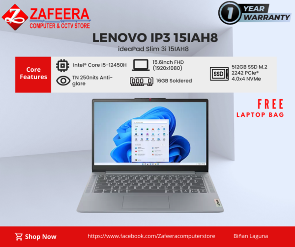 LENOVO IP3 15IAH8 (83ER00D6PH)